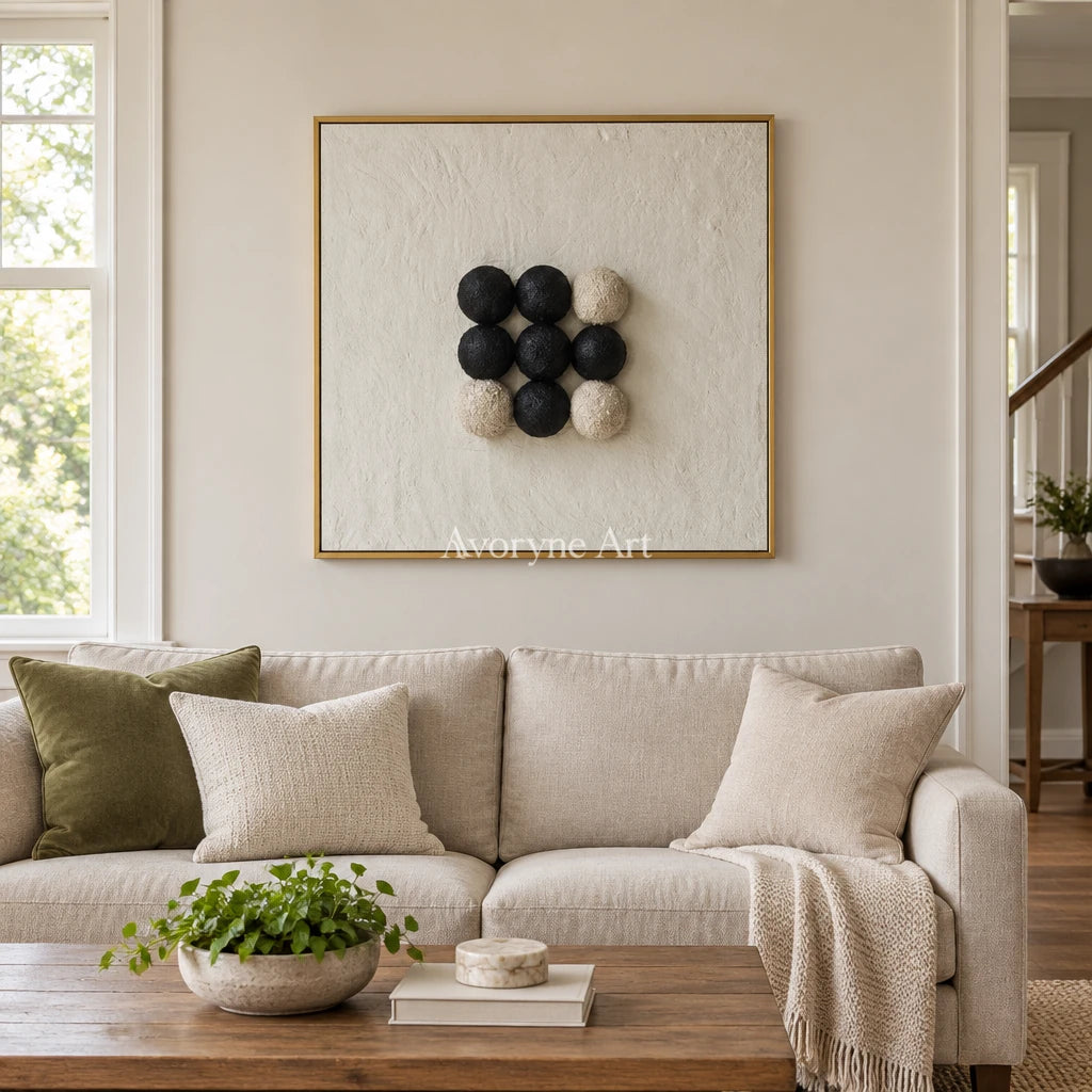Aster Petal: Black Dot Relief — living gold