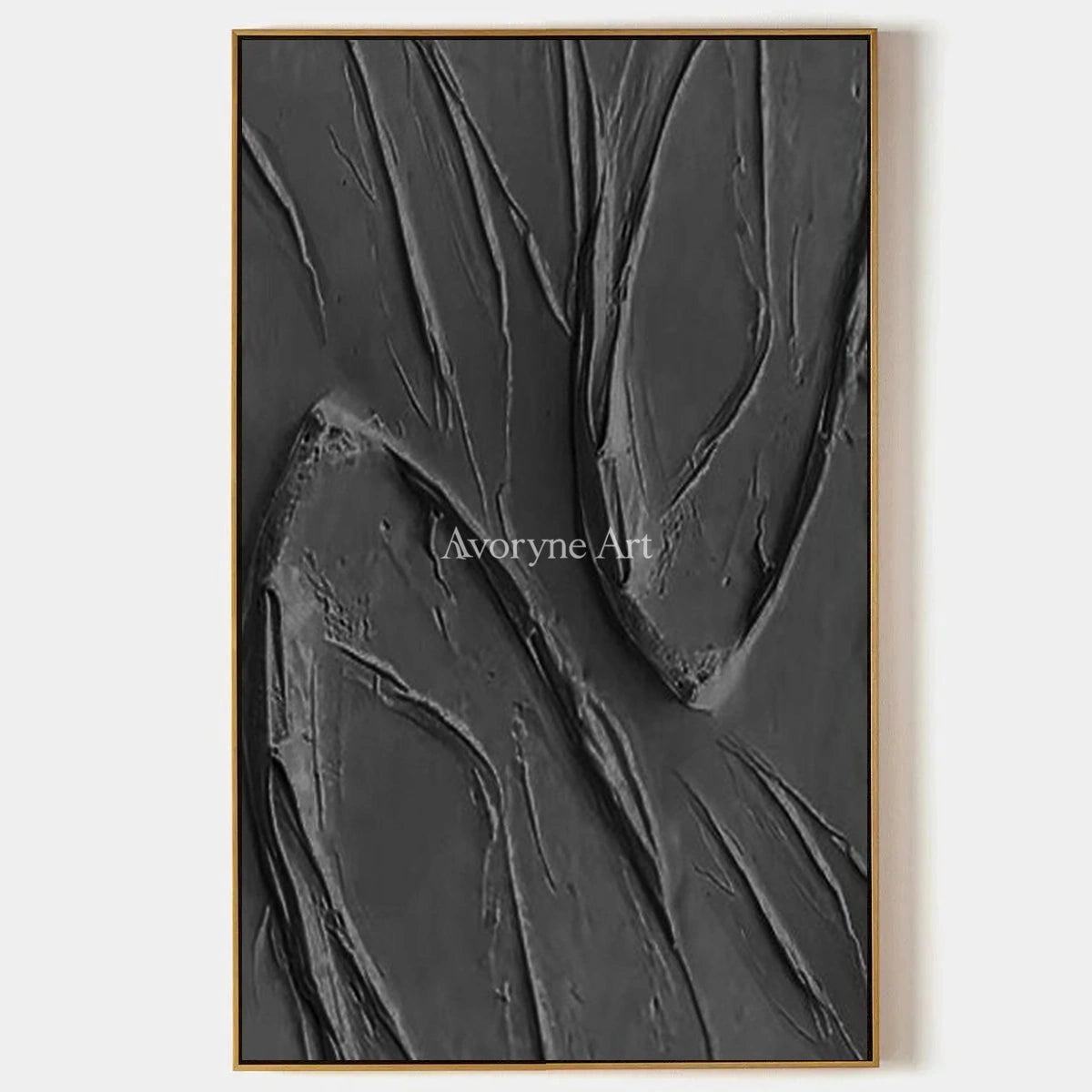 Aster Blossom: Black Folded Relief — primary