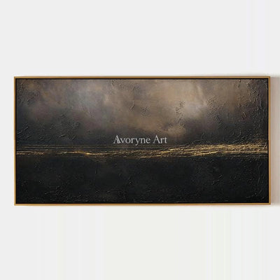 Aster Linen: Black Gold Horizon — primary