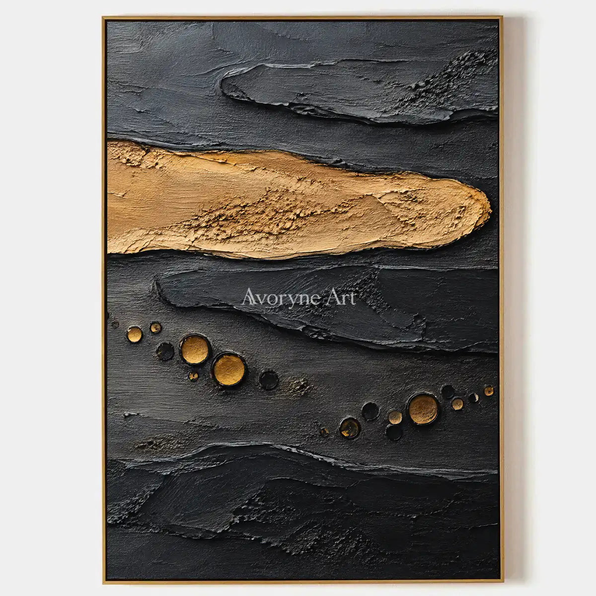 Arc Relic: Black Gold Texture Art — primary