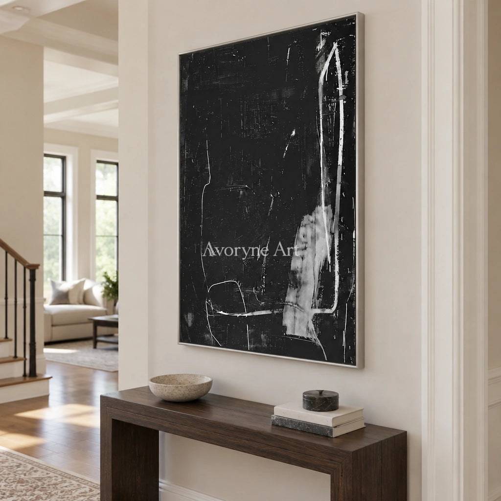 Aster Rift: Black Line Texture — entry silver