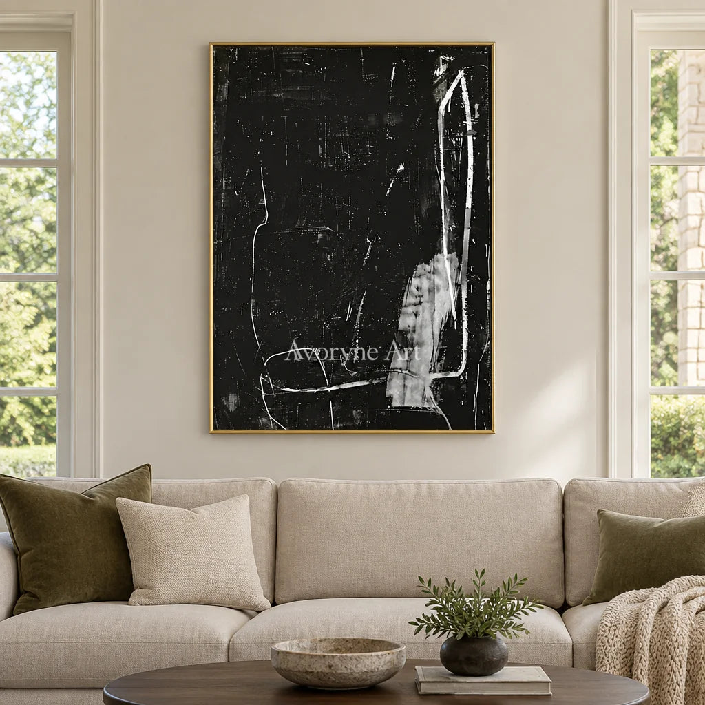 Aster Rift: Black Line Texture — living gold