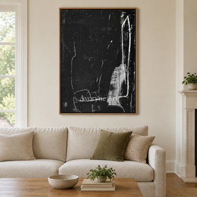 Aster Rift: Black Line Texture — villa wood