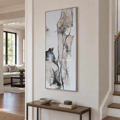 Aster Brook: Black Organic Lines — entry silver