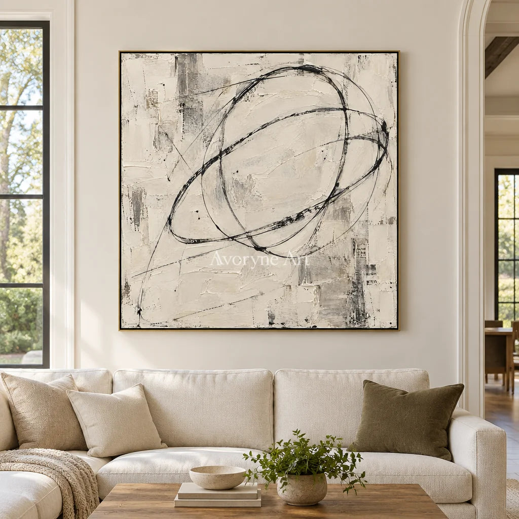 Inkward: Black White Abstract Wall Art — living gold
