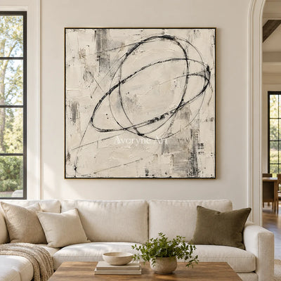 Inkward: Black White Abstract Wall Art — living gold