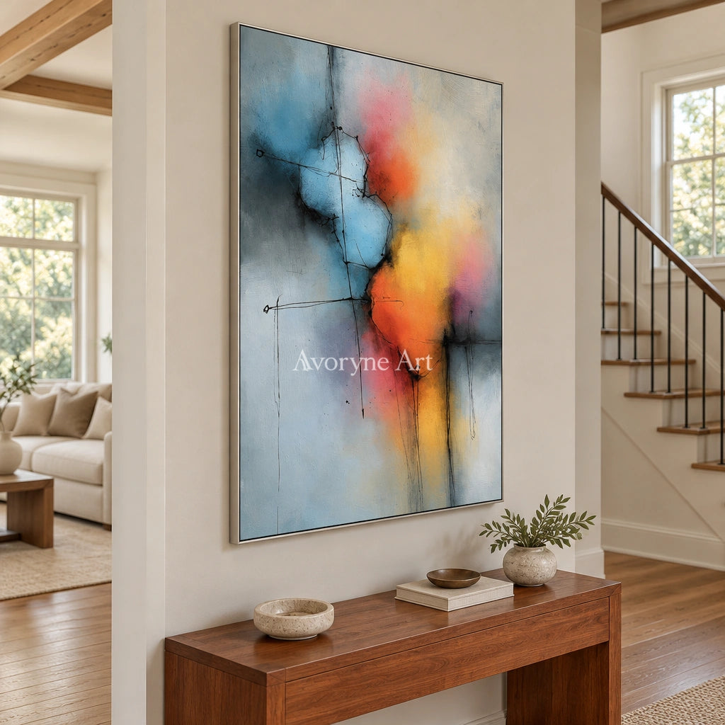 Ivory Tender Prelude: Blue Color Burst Art — entry silver