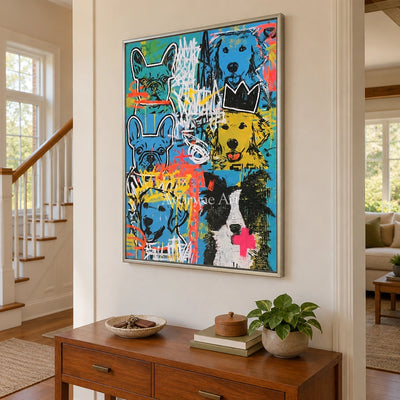 Ivory Amber Light: Blue Dog Graffiti — entry silver