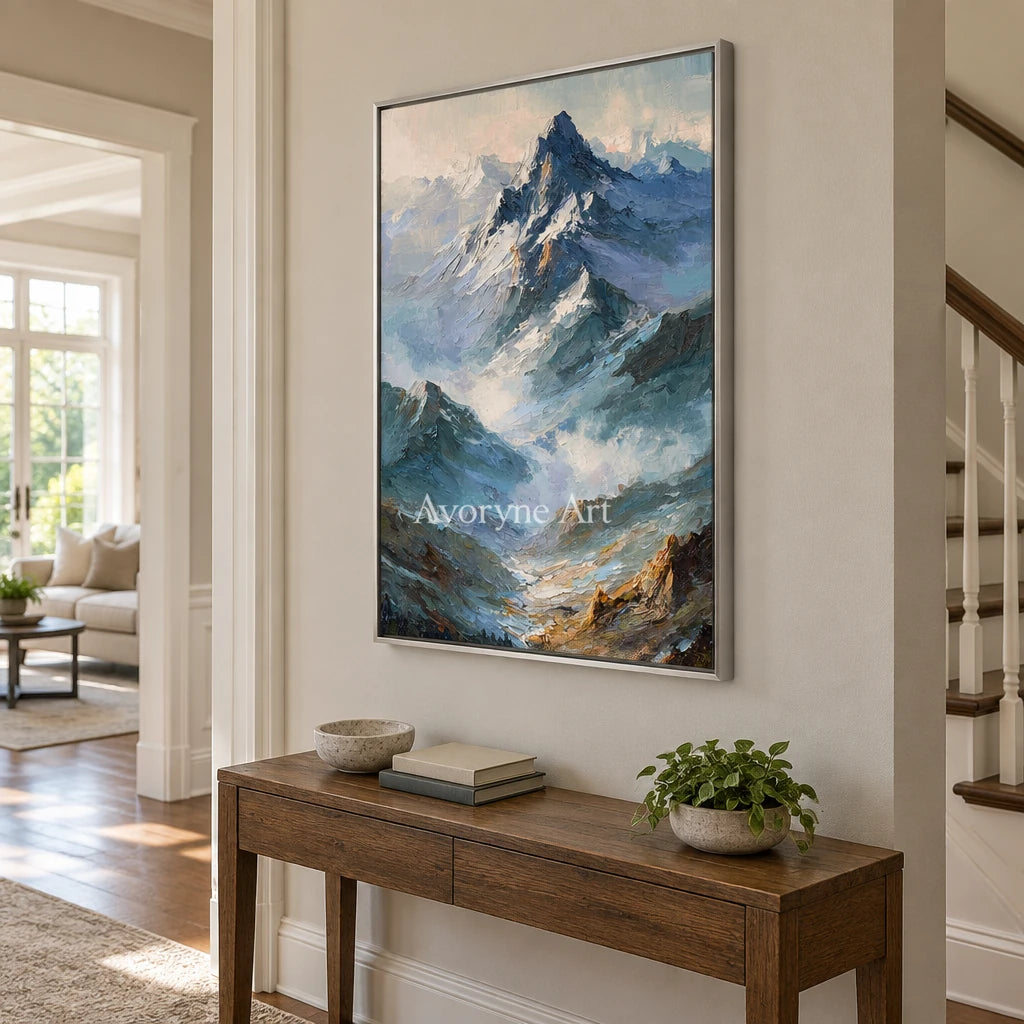 Aster Sand: Blue Snow Mountain Art — entry silver