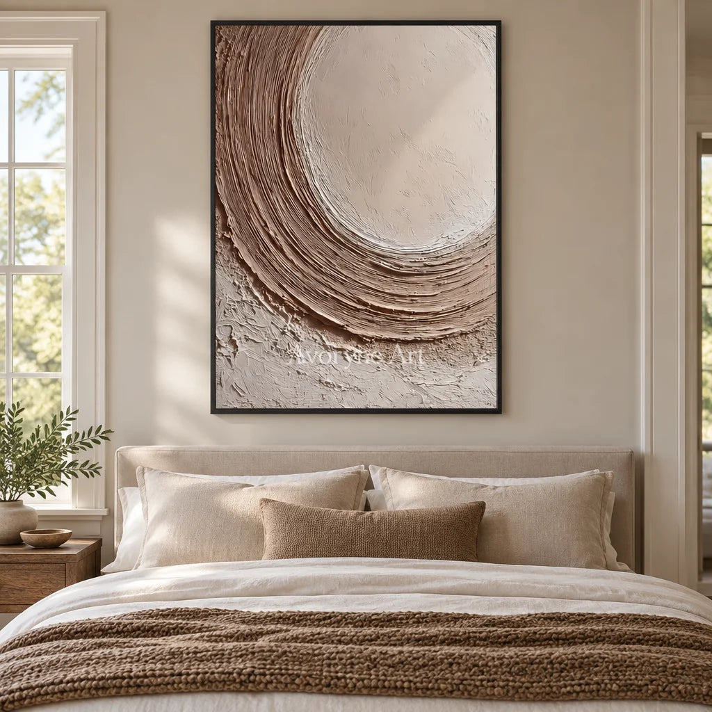 Aster Thistle: Blush Arc Texture — bedroom black
