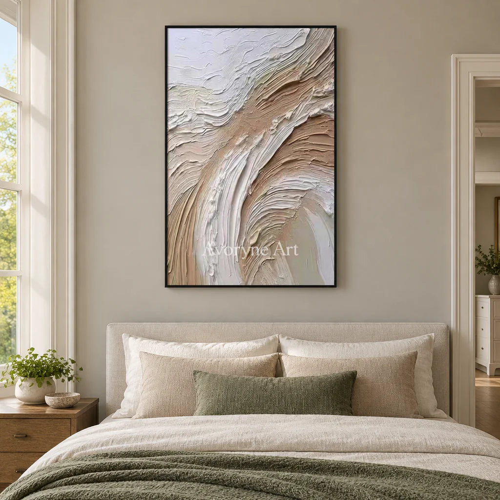 Aster Pollen: Blush Arc Texture — bedroom black