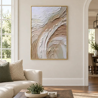 Aster Pollen: Blush Arc Texture — living gold