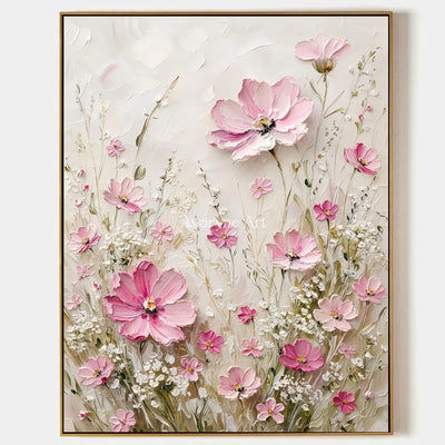 Aster Leaf: Blush Blossom Relief — primary