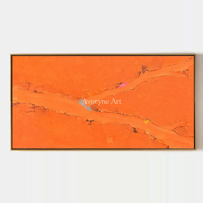 Still Echo, hand-painted color block landscape wall art by Diego Morales