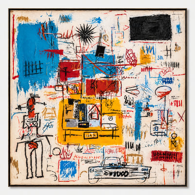 Urban Signal: Colorful Graffiti Abstract Wall Art — primary