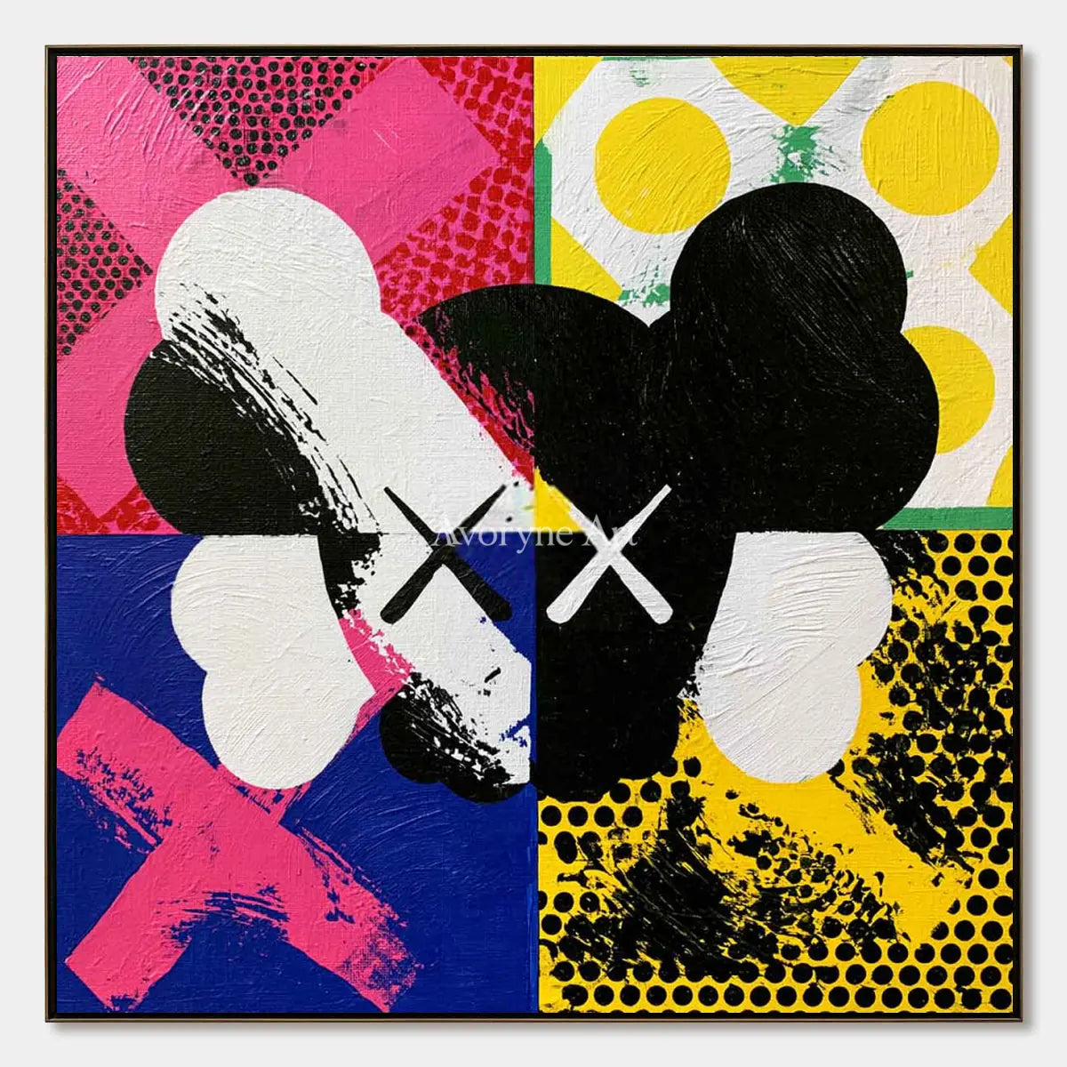 Ivory Tender Sonata: Colorful Pop Face Art — primary