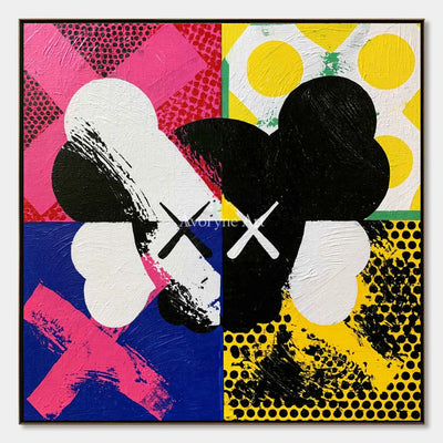 Ivory Tender Sonata: Colorful Pop Face Art — primary