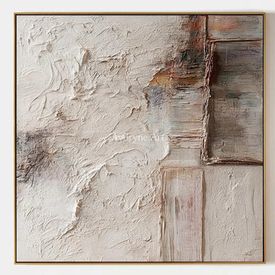 Aster Inlet: Cream Layered Relief — primary