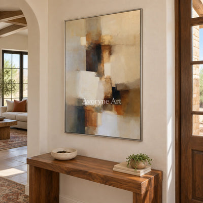 Ivory Lucent Meadow: Earth Block Abstract — entry silver