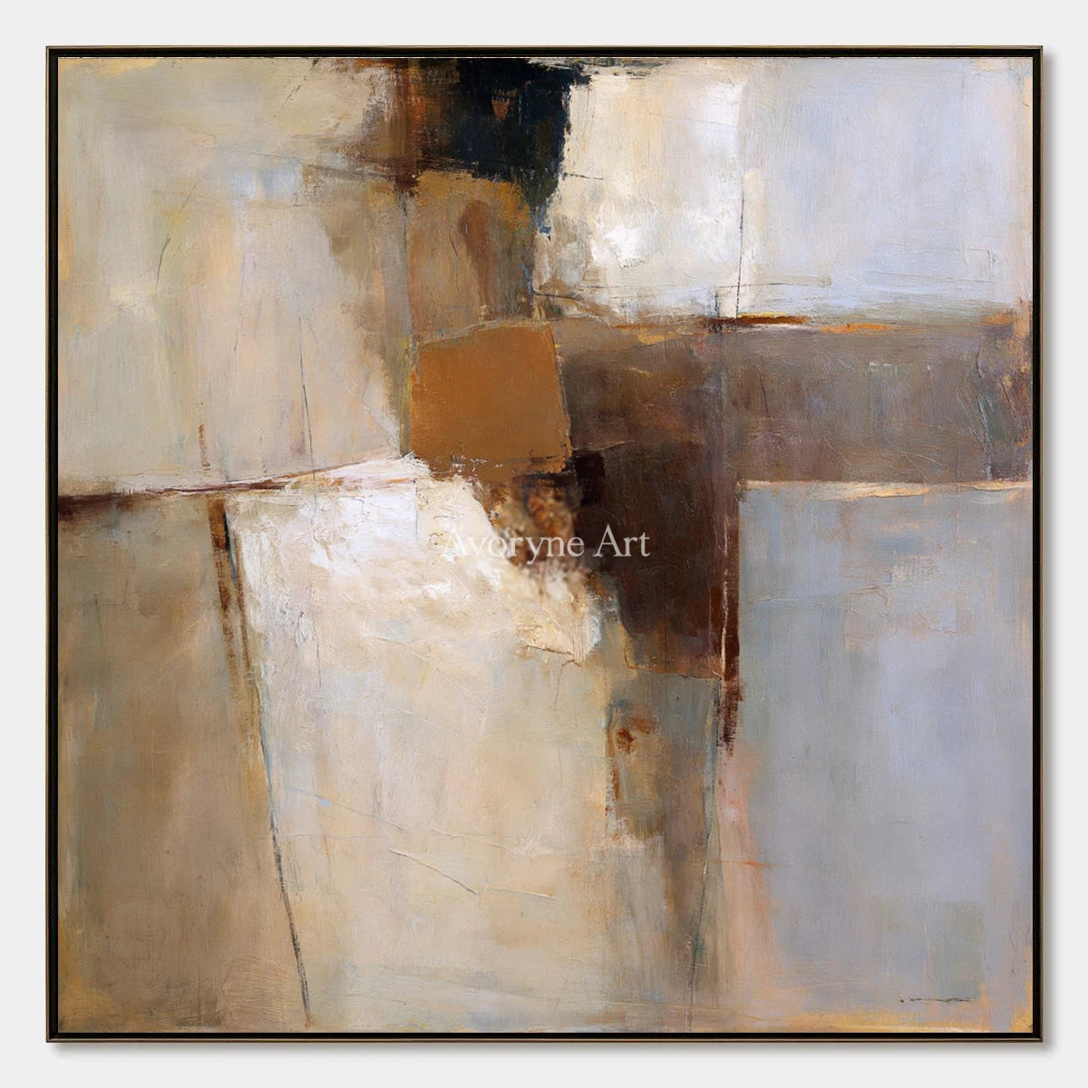 Ivory Open Verse: Earth Block Abstract — primary