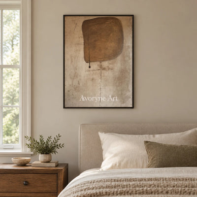 Aster Fold: Earth Circle Abstract — bedroom black