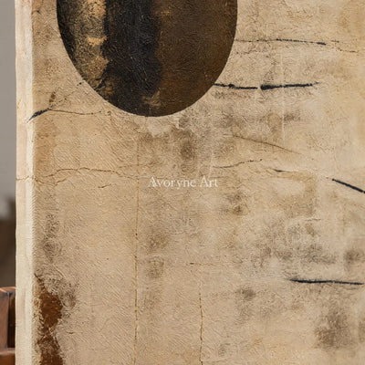 Aster Orbit: Earth Circle Abstract — detail easel