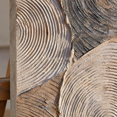 Aster Dusk: Earth Concentric Lines — detail easel