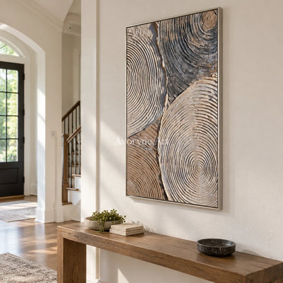 Aster Dusk: Earth Concentric Lines — entry silver