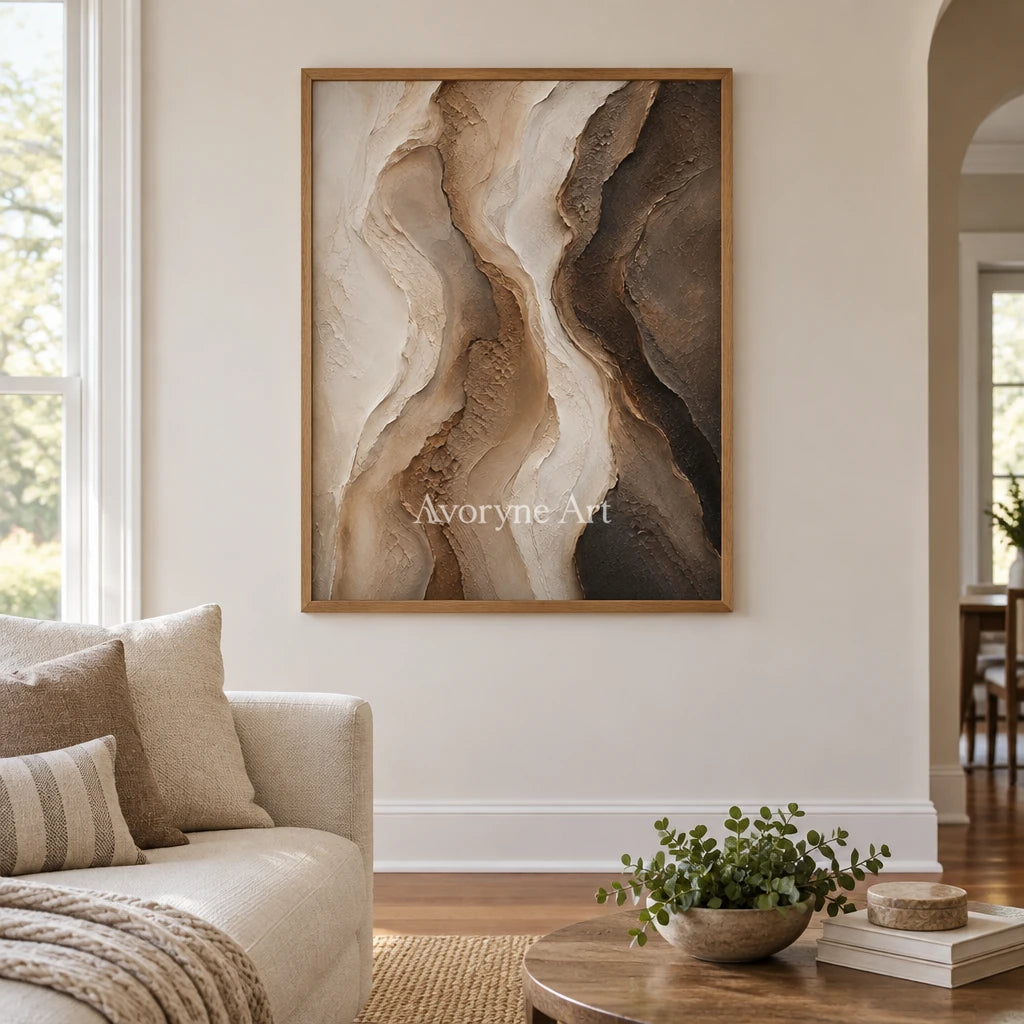 Aster Twig: Earth Fold Relief — villa wood