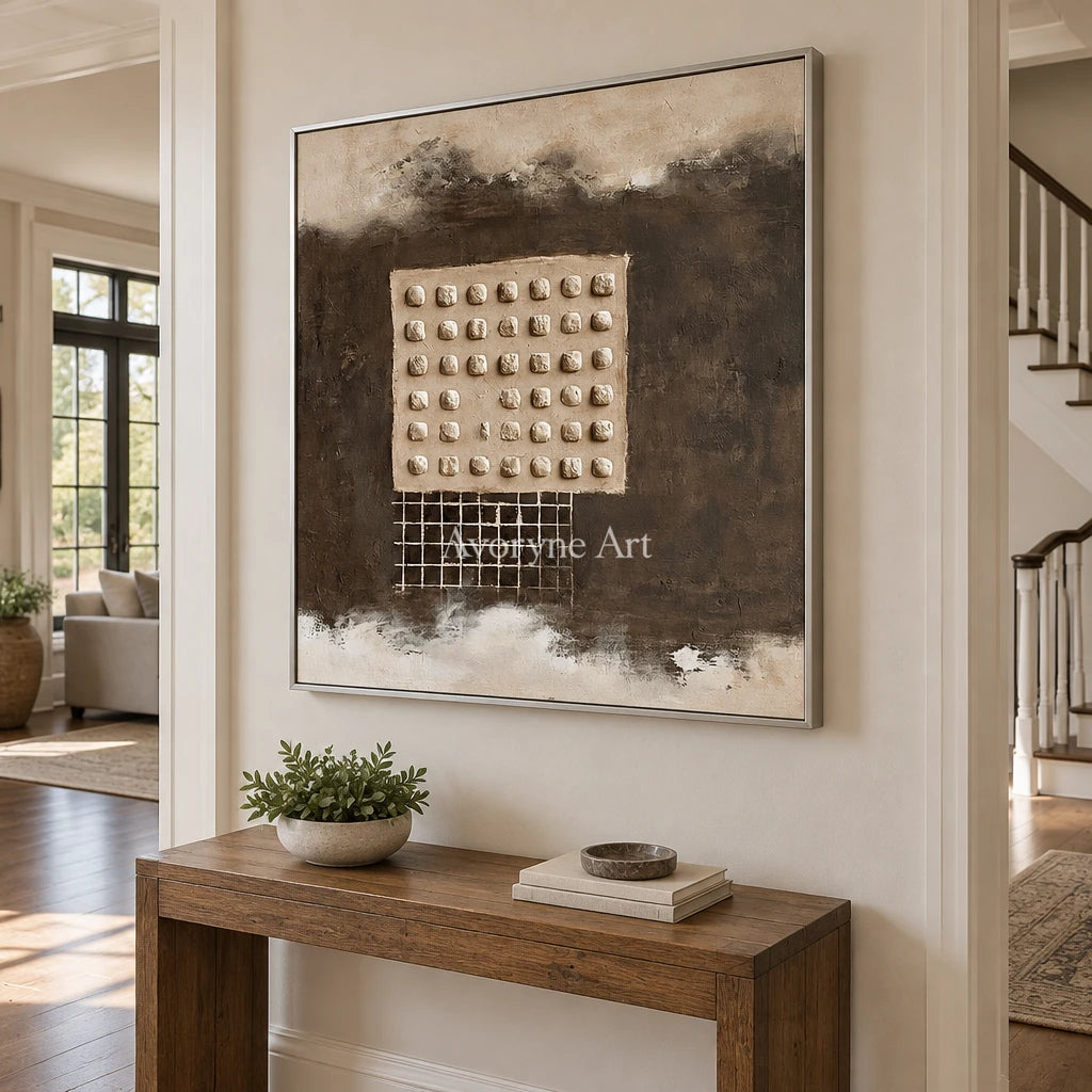 Aster Rhythm: Earth Grid Abstract — entry silver