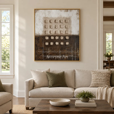 Aster Clay: Earth Grid Abstract — living gold