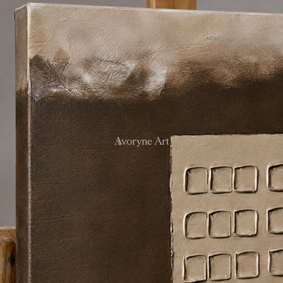 Aster Sound: Earth Grid Abstract — detail easel