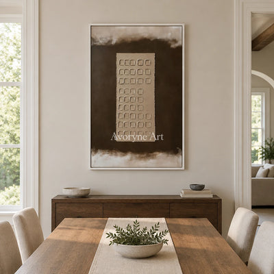 Aster Sound: Earth Grid Abstract — dining white