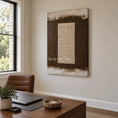 Aster Sound: Earth Grid Abstract — office frameless