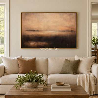 Aster Daybreak: Earth Mist Waterscape — living gold
