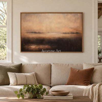Aster Daybreak: Earth Mist Waterscape — villa wood