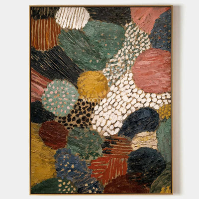 Ivory Distant Prelude: Earth Pattern Abstract — primary