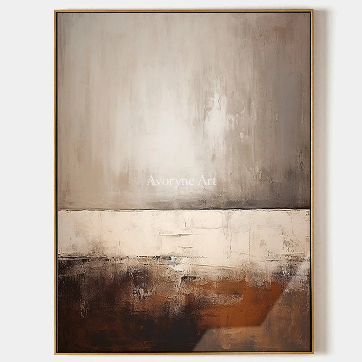 Aster Crescent: Earth Tone Abstract — primary