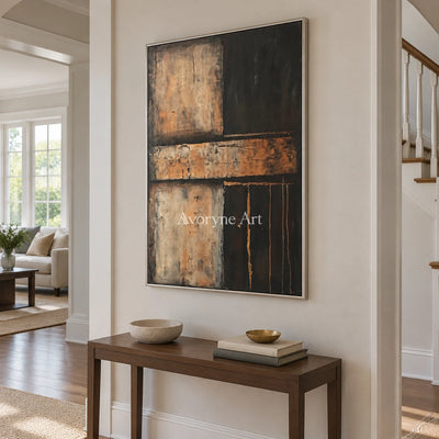 Aster Relic: Earth Tone Abstract — entry silver
