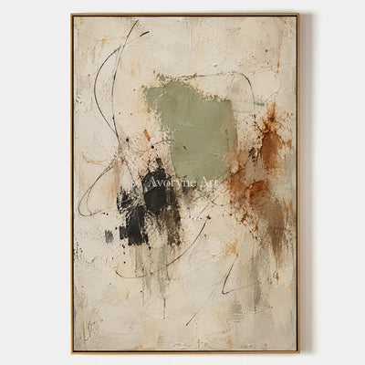 Patina Trace: Earth-Tone Abstract Texture Art — primary