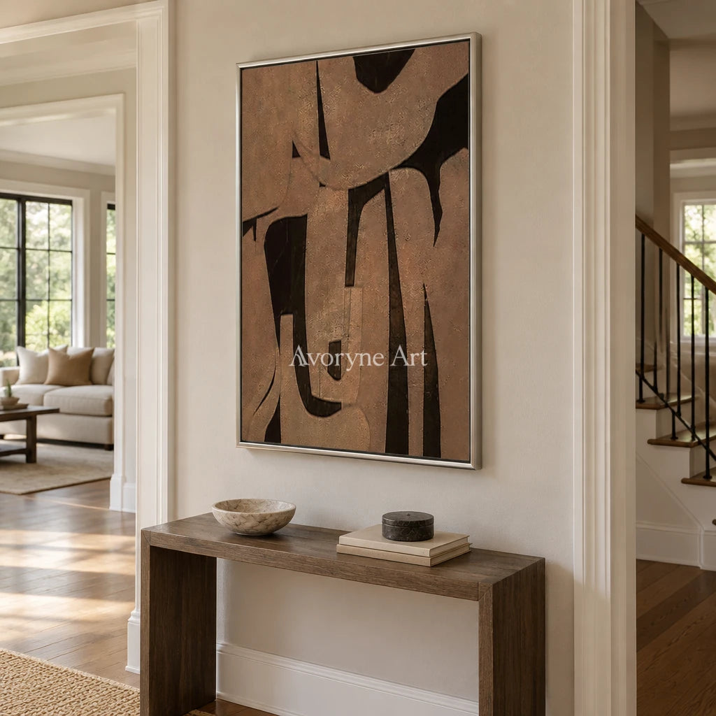 Aster Blush: Earth Tone Geometry — entry silver