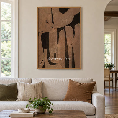 Aster Blush: Earth Tone Geometry — villa wood