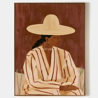 Ivory Winding Poem: Earth Tone Portrait — primary