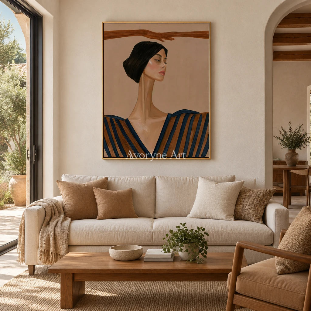 Ivory Tender Refrain: Earth Tone Portrait — living gold