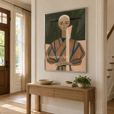 Ivory Tender Passage: Earth Tone Portrait — entry silver