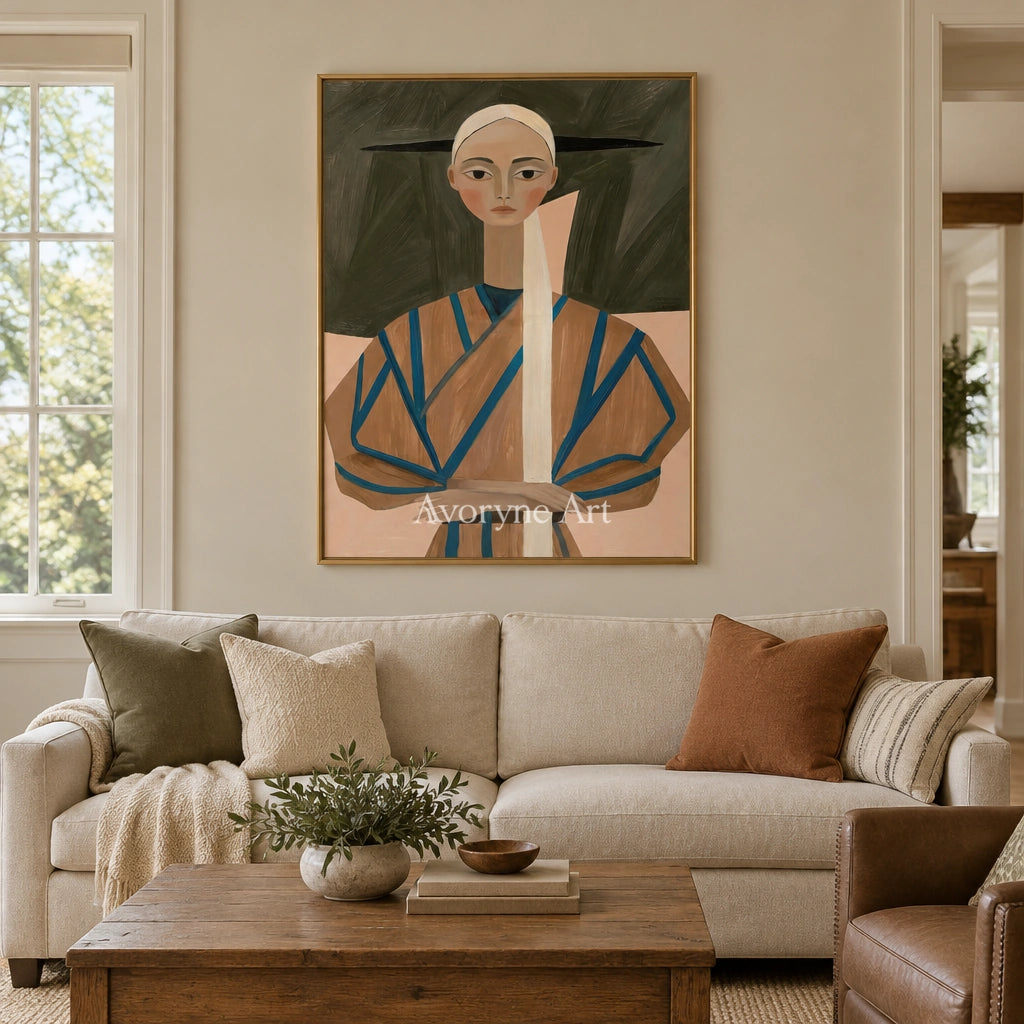 Ivory Tender Passage: Earth Tone Portrait — living gold