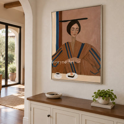 Ivory Tender Trace: Earth Tone Portrait — entry silver