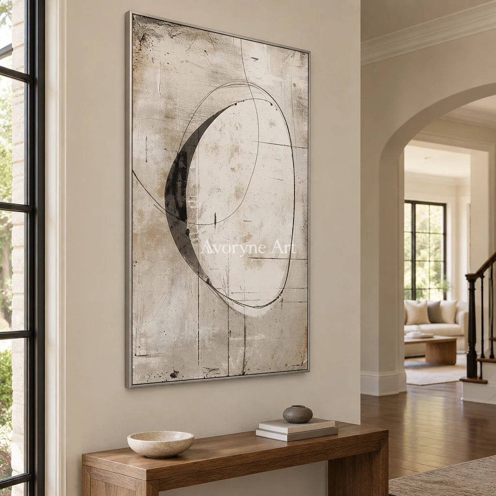Aster Cadence: Fine Line Abstract — entry silver