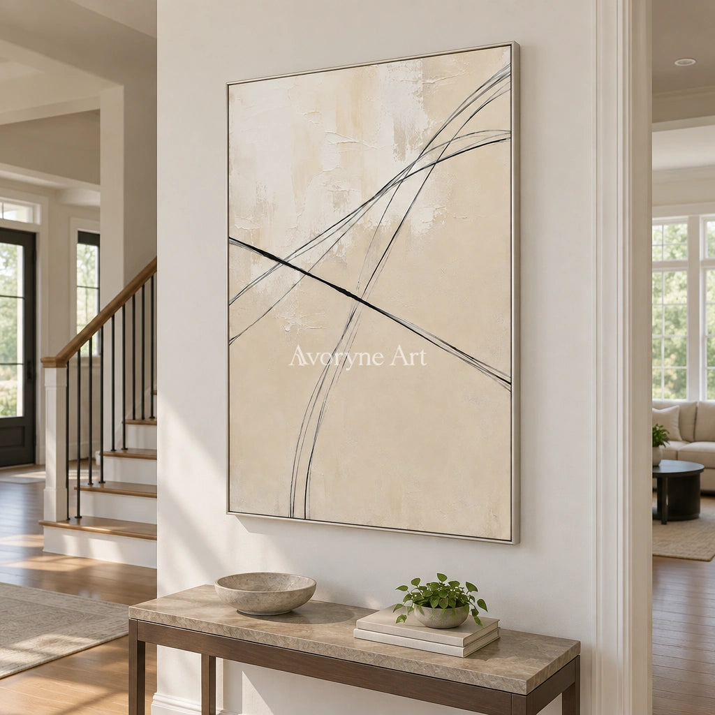 Aster Sage: Fine Line Abstract — entry silver