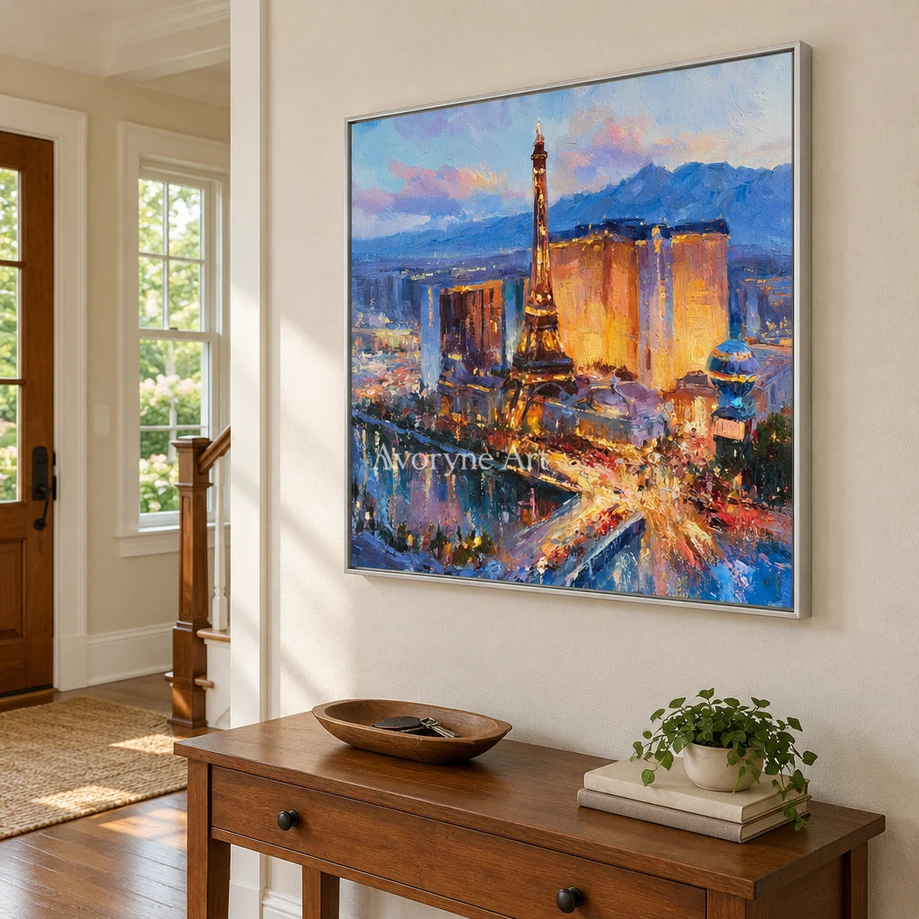 Ivory Winding Reverie: Golden City Lights — entry silver
